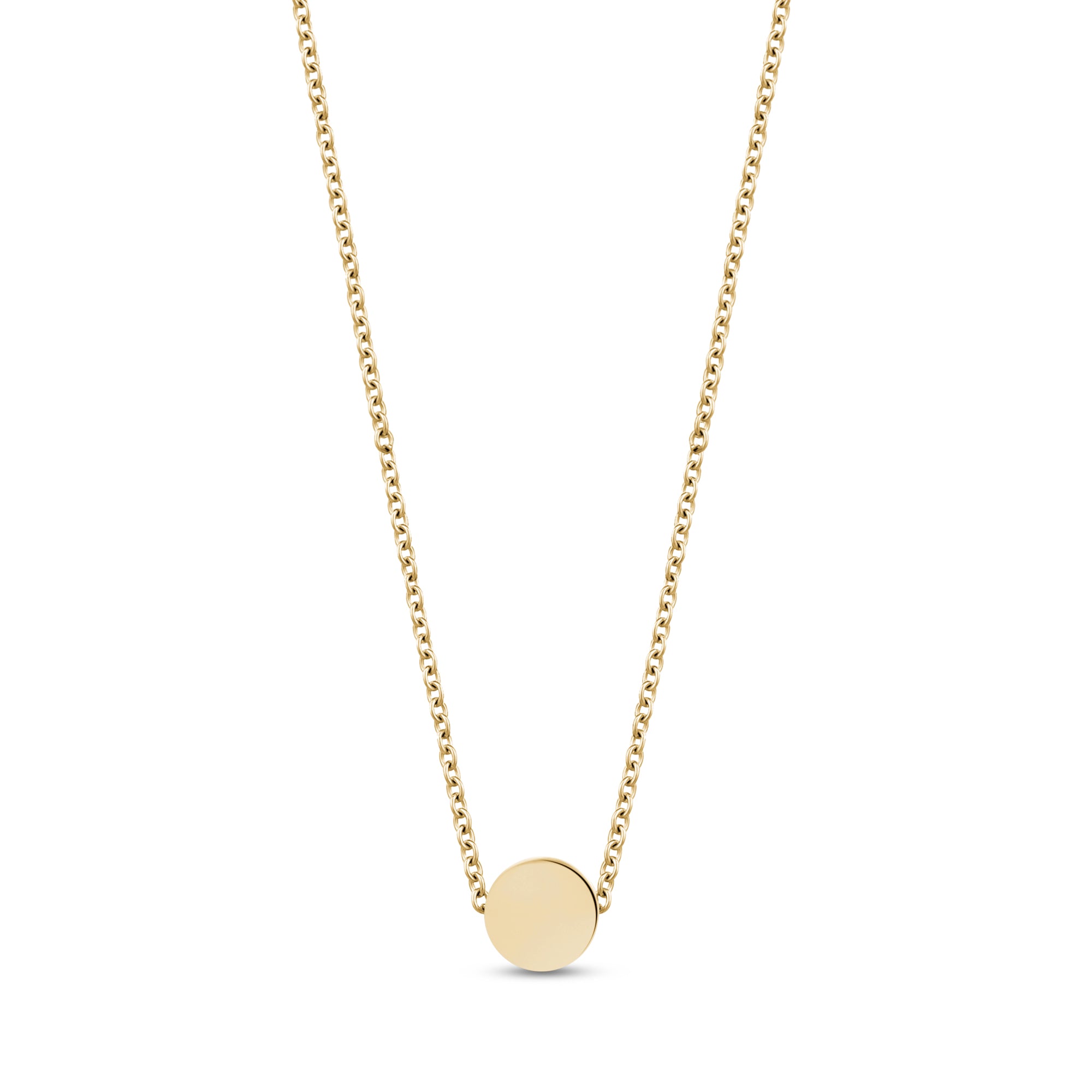 Mini Circle Pendant - Gold