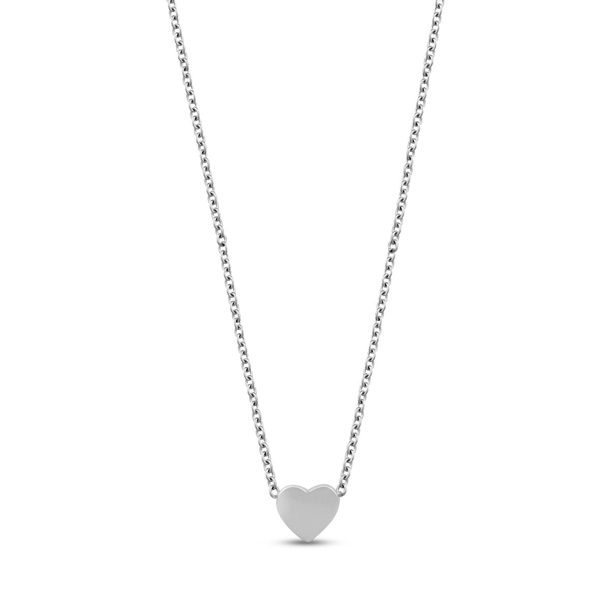 Mini Heart Pendant - Silver