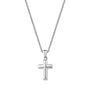 Guardian Cross Steel Pendant - Silver
