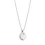 Cremation Pendant With Crystal - Silver
