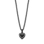 Sparkling Heart Ash Holder - Black