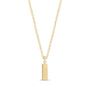 Minimal Bar Urn Pendant - Gold