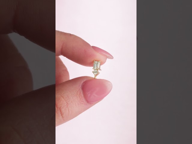 14K 1/3 CTW Natural Diamond Earring Top