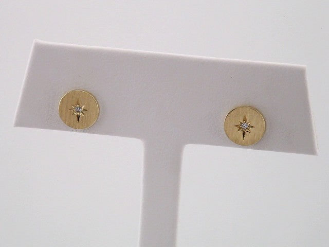 14K .02 CTW Natural Diamond Earrings